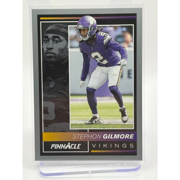 2024 Panini Encore Stephon Gilmore Silver Parallel /150 SP Minnesota Vikings - Picture 1 of 2